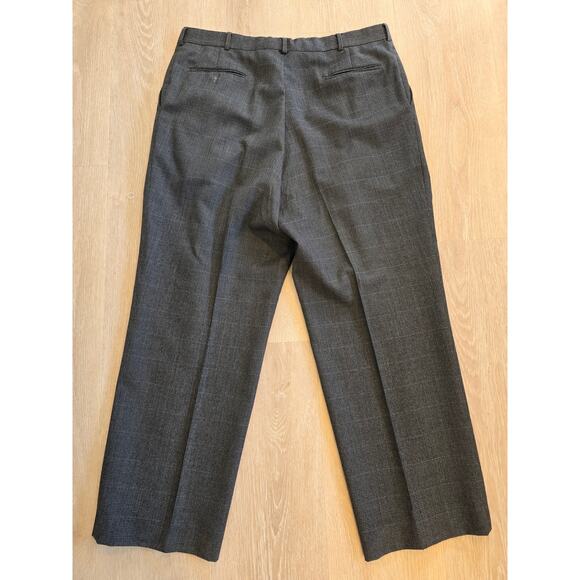 Oscar de la Renta Men’s 100% Wool Suit Gray Jacket & Pants Set Size 48L - Picture 5 of 8